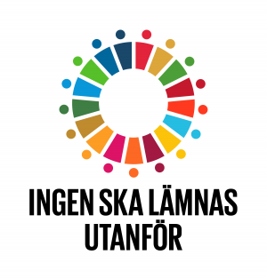logotyp agenda 2030 ingen ska lämnas utanför