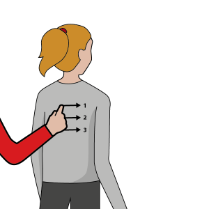 illustration för signalen snabbmeny-tangenten