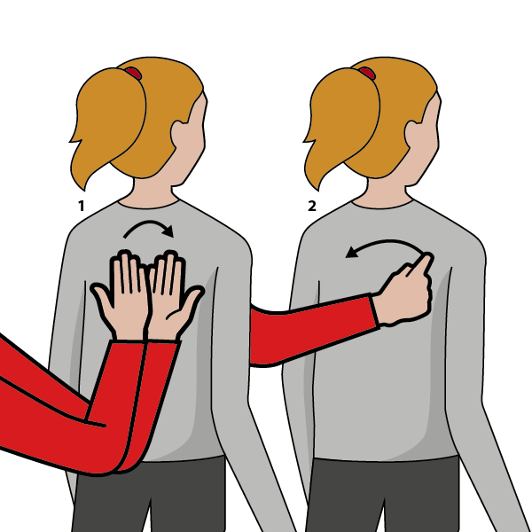 illustration för signalen tolkbyte, alternativ 2