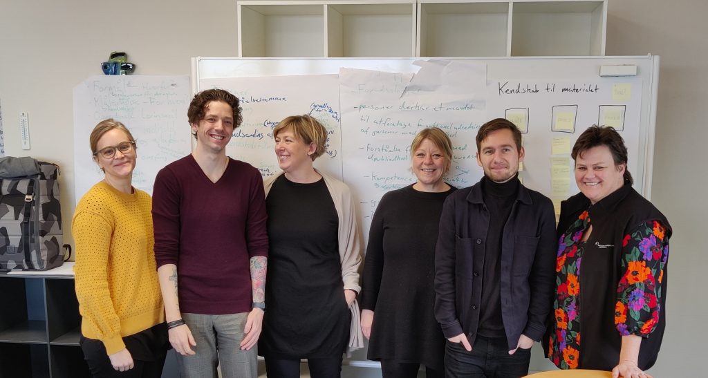 Nordiska gruppen som arbetat med identifieringsmaterial kring dövblindhet. Foto